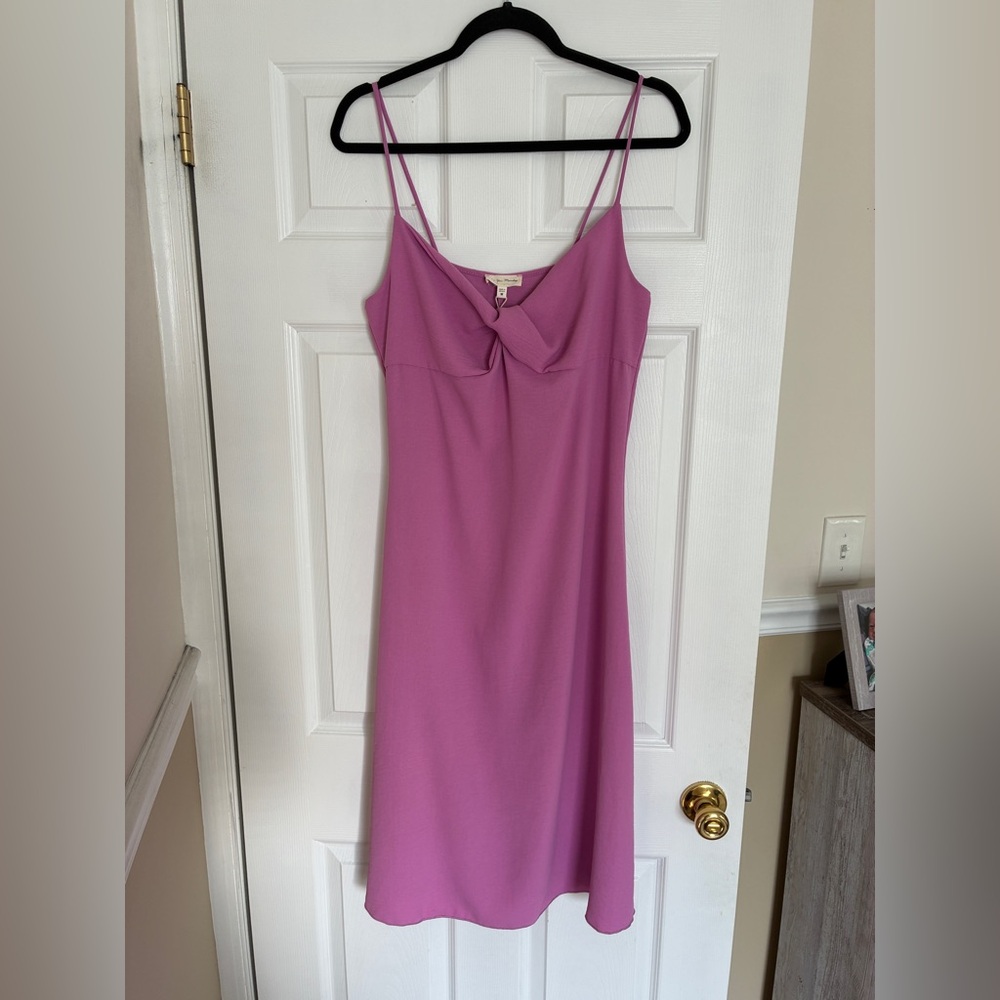 New with Tags See You Monday Size Medium Pink Slip Dress with Twist Bust